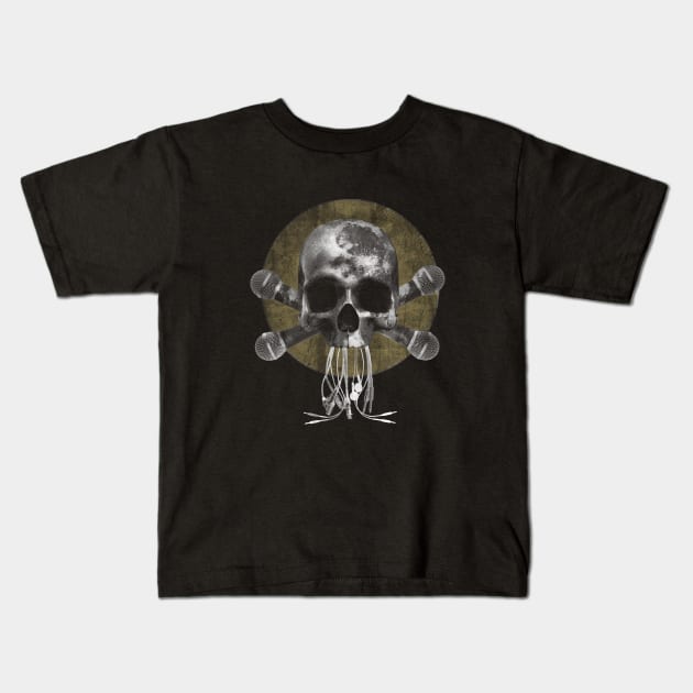 Halloween Music Kids T-Shirt by Kerollos